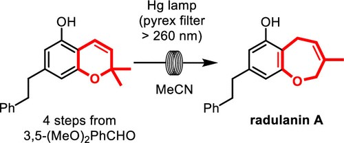 2,2-Dimethylchromene在流動中的光化學(xué)擴環(huán)促進植物毒性Radulanin A的全合成