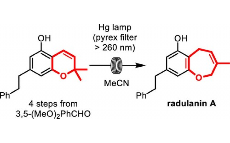 2,2-Dimethylchromene在流動中的光化學(xué)擴環(huán)促進植物毒性Radulanin A的全合成